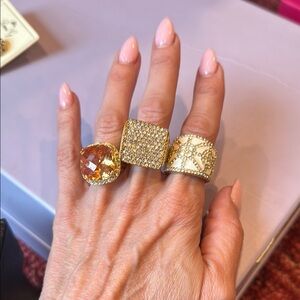 NADRI Set of Cocktail Rings